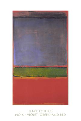 Kunstdruk Mark Rothko - No. 6, 1951 61x91cm