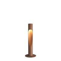 Louis Poulsen Flindt Bollard 800 Vloerlamp - 3000K Vloerplaat - Bruin