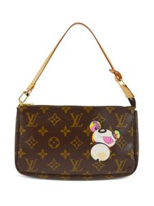 Louis Vuitton Pre-Owned x Takashi Murakami sac porté épaule Pochette (2004) - Marron