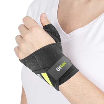 EMO Wraparound Polsbandage - One size - Zwart