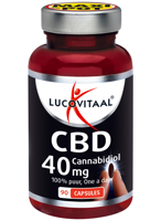 Lucovitaal CBD Cannabidiol 40mg Capsules