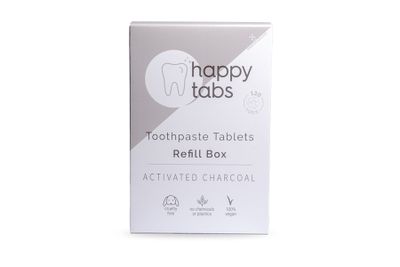 Tandpasta Tabletten Mint Charcoal Refill