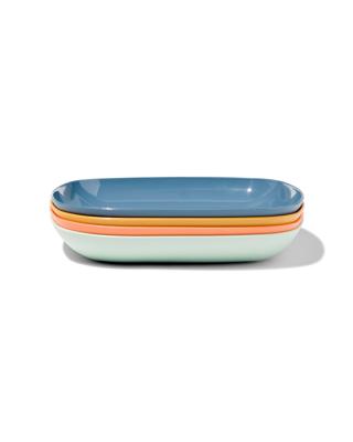 051 Borden 17.5cm Kunststof - 4 Stuks (multicolor)