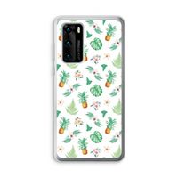 Ananas bladeren: Huawei P40 Transparant Hoesje
