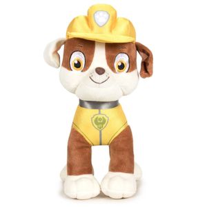 Pluche Paw Patrol Rubble Classic knuffel 27 cm