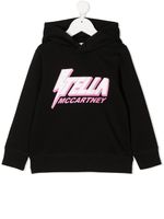 Stella McCartney Kids hoodie à logo imprimé - Noir