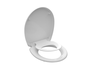 Schütte WC zitting duroplast FAMILY WHITE met soft-close-mechanisme en snelsluiting