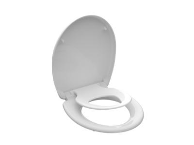 Schütte WC zitting duroplast FAMILY WHITE met soft-close-mechanisme en snelsluiting