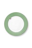 Pip Studio Ontbijtbord Lily&Lotus Uni Licht Groen 23cm