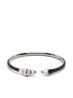 Nikos Koulis bracelet Energy en or blanc 18ct pavé de diamants - Noir