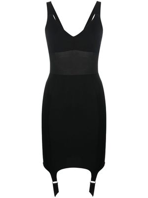 Murmur robe ajustée à encolure cœur - Noir