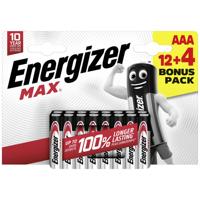 Energizer Max AAA batterij (potlood) Alkaline 1.5 V 16 stuk(s)