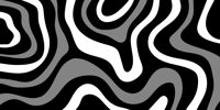 Moderne golven vinyl tapijt zwart