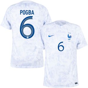 Frankrijk Shirt Uit 2022-2023 + Pogba 6