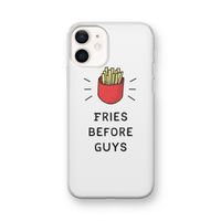 Fries before guys: iPhone 12 mini Transparant Hoesje