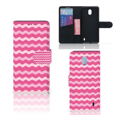 Nokia 1 Plus | Telefoon Hoesje | Waves Pink