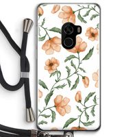 Peachy flowers: Xiaomi Mi Mix 2 Transparant Hoesje met koord