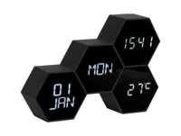 Alarm clock Six in the Mix rubberized black Alarm clock Six in the Mix rubberized black