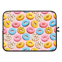 Pink donuts: Laptop sleeve 15 inch - thumbnail