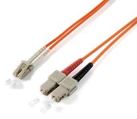 Equip LC/SС 62.5/125μm 3.0m Glasvezel kabel 3 m SC OM1 Oranje