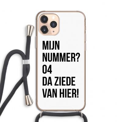 Da ziede van hier: iPhone 11 Pro Transparant Hoesje met koord