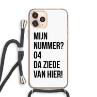 Da ziede van hier: iPhone 11 Pro Transparant Hoesje met koord