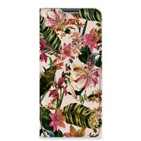 OPPO A54s | A16 | A16s Smart Cover Flowers - thumbnail