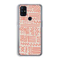 Marrakech Pink: OnePlus Nord N10 5G Transparant Hoesje - thumbnail