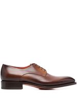 Santoni chaussures oxford en cuir - Marron