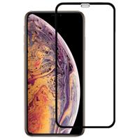 9H 2.5D Ultrathin zeefdruk Carbon Fiber Full Screen Protector Film voor iPhone XS Max(Black)
