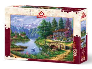 Lake Village Puzzel 1500 stukjes