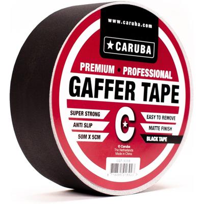 Caruba Gaffer Tape 50mtr x 5cm Zwart
