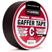 Caruba Gaffer Tape 50mtr x 5cm Zwart - thumbnail