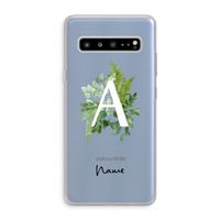 Green Brush: Samsung Galaxy S10 5G Transparant Hoesje