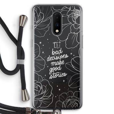 Good stories: OnePlus 7 Transparant Hoesje met koord