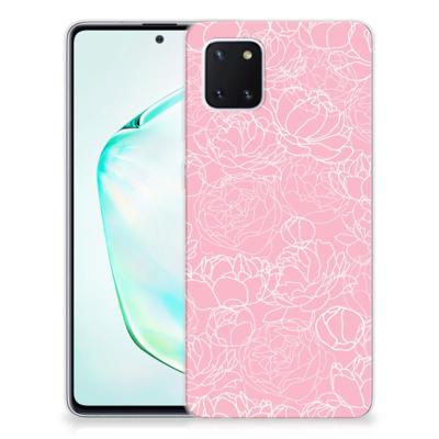 Samsung Galaxy Note 10 Lite | TPU Case | White Flowers