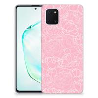 Samsung Galaxy Note 10 Lite | TPU Case | White Flowers