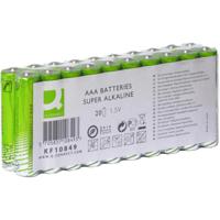 Q-CONNECT batterij,alkaline, AAA, pak van 20 stuks
