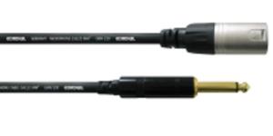 Cordial CCM7.5MP Intro microfoonkabel XLR male - 6.3 mm TS jack 7.5m