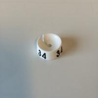MB wit/zwart 34 voor op kledinghanger