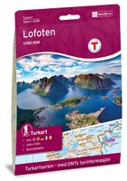 Wandelkaart 2549 Turkart Lofoten | Nordeca - thumbnail