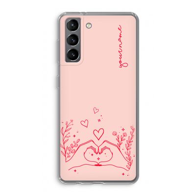 Love is in the air: Samsung Galaxy S21 Transparant Hoesje