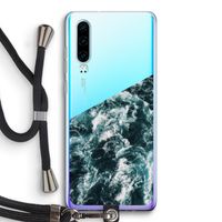 Zee golf: Huawei P30 Transparant Hoesje met koord