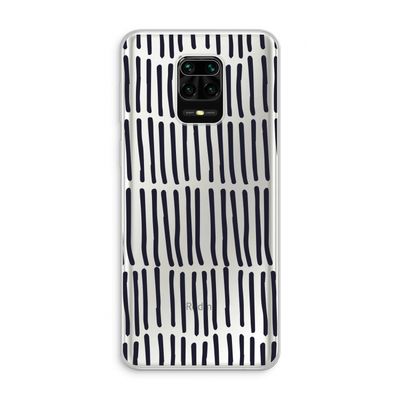 Moroccan stripes: Xiaomi Redmi Note 10 Lite Transparant Hoesje