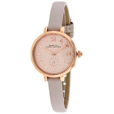 Horlogeband Marc by Marc Jacobs MJ1421 Leder Beige 8mm