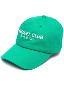 Sporty & Rich casquette Racquet Club à broderies - Vert