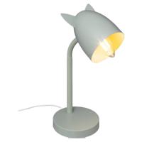 Kinderkamer bureaulamp - met oortjes - groen - metaal - 18 x 12,5 x 31 cm - tafellamp - thumbnail