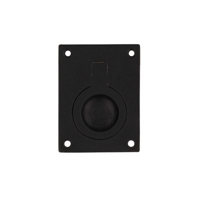 Intersteel Luikring rechthoekig 65 x 49mm mat zwart