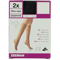 Lady Fit Kniekousen 15 den Stretch 2-Pack - thumbnail