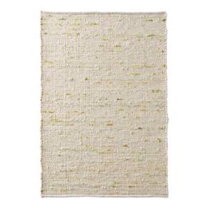 Tapeso Wollen vloerkleed handweef Oslo - crème|groen - 250x250 cm